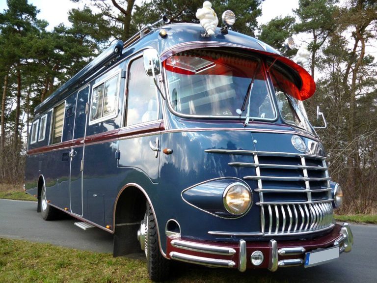 1955 Mercedes Benz OP311 Salamander Bus Wohnmobil / Wohnmobil Kult