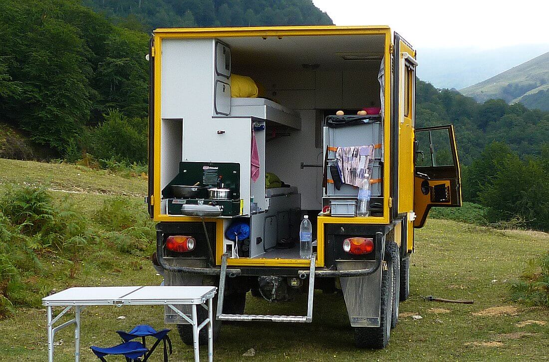 1982 Steyr-Puch Pinzgauer Allrad Wohnmobil