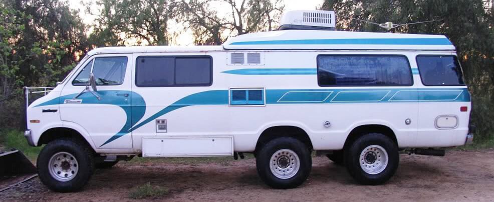 1977 6-Wheel Dodge Van